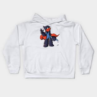 Pixelart Oilman Kids Hoodie